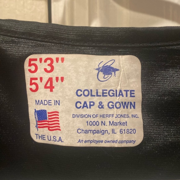 Black Graduation Gown - Picture 2 of 9